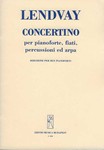 Concertino for piano solo, winds, percussion and harp