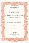 Pieces de clavecin en concerts Vol.2 pour violon (flute), viole (violoncelle ou 2. violon) et clavecin.