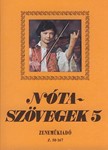 Notaszovegek Vol.5