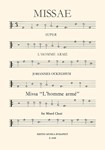 Missa L'homme arme for mixed chorus