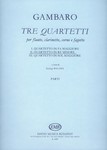 Tre quartetti per flauto, clarinetto, coro e fagotto II. Quartetto in re minore
