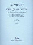 Tre quartetti per flauto, clarinetto, coro e fagotto III. Quartetto in sol maggiore