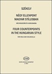 Four counterpoints in the hungarian style for viola and violoncello