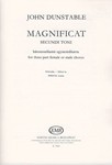 Magnificat secundi toni forthree part female or male chorus