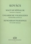 Hungarian Folksongs for recorder and piano