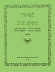 Sicilienne for flute and piano