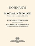 Hungarian Folksongs for voice with piano accompaniment