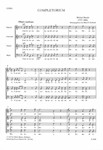 Completorium fur gemischten Chor und Orchester