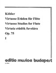 Virtuoso Studies for flute Vol.1