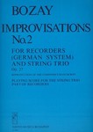 Improvisations No. 2 for recorders and string trio