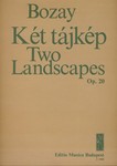 Two Landscapes for baritone, flute and zither on poems by Andras Fodor