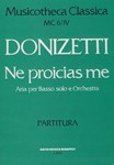 Ne proicias me a basso solo con corno obbligato e orchestra