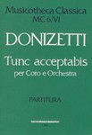 Tunc acceptabis per coro con piena orchestra