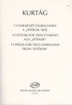 13 Pieces for two cimbaloms from "Jatekok"