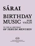 Birthday music (to Yehudi Menuhin's 60. birthday)