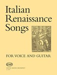 ITALIAN RENESSAINCE SONGS for voice and guitar