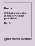 20 etudes brillantes et caracteristiques for violin