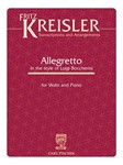 Allegretto in the style of Boccherini