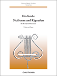 Kreisler - Sicilienne and Rigaudon