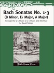 Sonatas No1 - 3  (B minor, Eb Major, A Major)