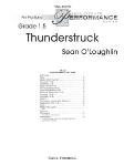 Thunderstruck [score] O'loughlin