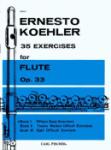 Carl Fischer Koehler E   35 Exercises Op 33 Book 1 - Flute