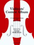 Carl Fischer Perlman G Gustave Saenger, Geo  Violinist's Contest Album - Violin