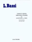27 Virtuoso Studies [alto sax (or oboe)] Bassi/Lasilli saxophone