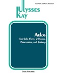Aulos for Solo Flute, 2 Horns, Percussion, and Strings