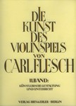 Die Kunst des Violinspiels Vol.2 Artistic Design and Teaching