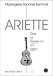 Ariette Duo Fur Klarinette In B Und Guitarre