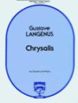 Carl Fischer Langenus   Chrysalis - Clarinet