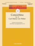 Concertino Op 26 w/CD [clarinet] Weber