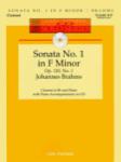 Sonata No 1 In F Minor Op 120 No 1 [clarinet] Brahms