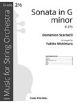 Sonata in G minor K.315