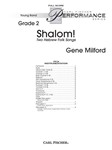 Shalom! Two Hebrew Folk Songs