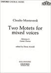 Two Motets for mixed voicesVocal score