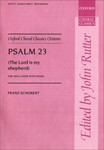 Psalm 23 (The Lord is my Shepherd)Vocal score