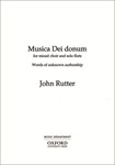 Musica Dei donumVocal score