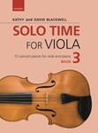 Solo Time for Viola Bk. 3