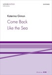 Come Back Like the Sea Vocal score