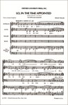 Lo, in the time appointedVocal score