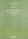 What sweeter music SATB full score