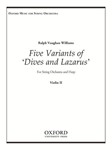 5 Variants on 'Dives and Lazarus'Violin 2