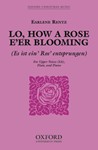 Lo, how a Rose e'er bloomingSA vocal score