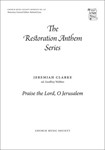 Praise the Lord, O JerusalemVocal score