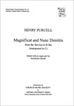 Magnificat and Nunc Dimittis from B flat serviceVocal score
