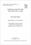 Civitas sancti tui (Bow thine ear, O Lord)Vocal score