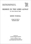 Rejoice in the Lord alwayVocal score