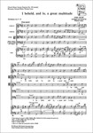 I beheld and lo, a great multitudeVocal score